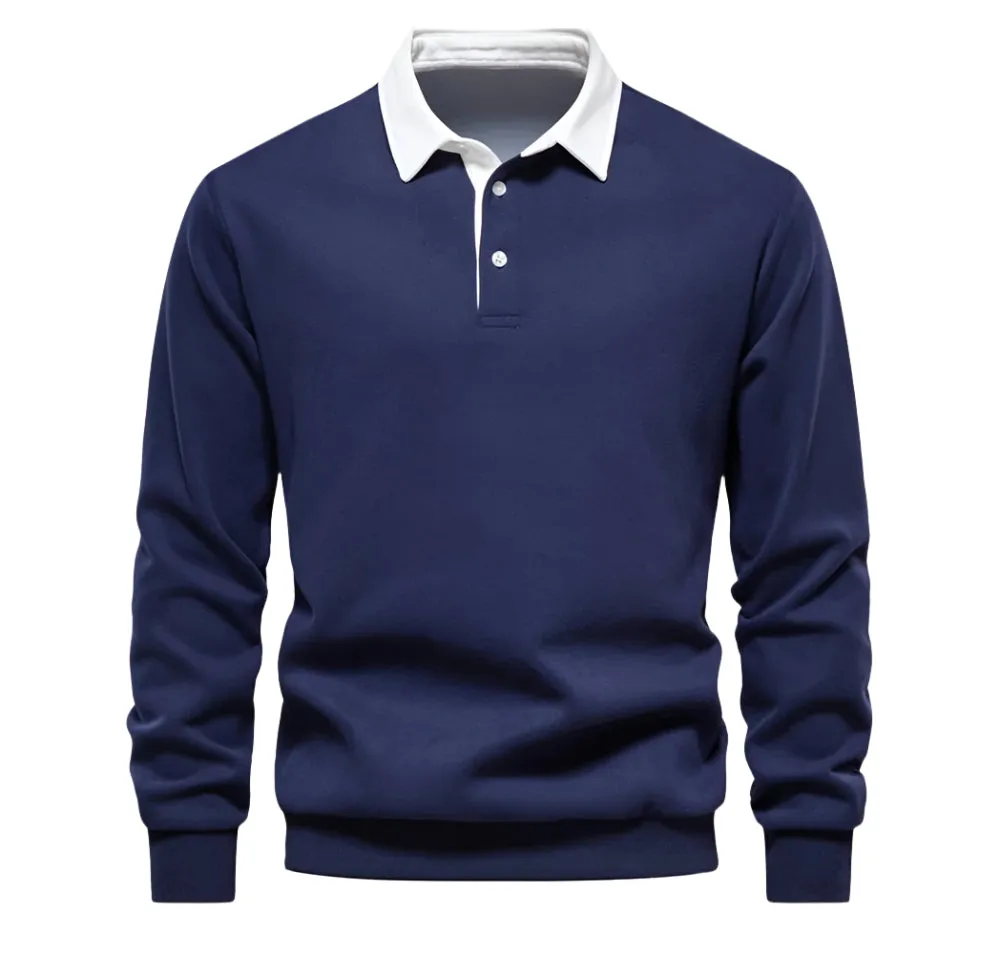 Mens Polo Sweatshirt