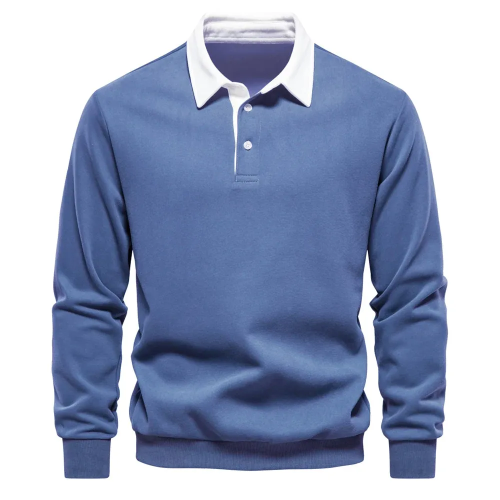 Mens Polo Sweatshirt