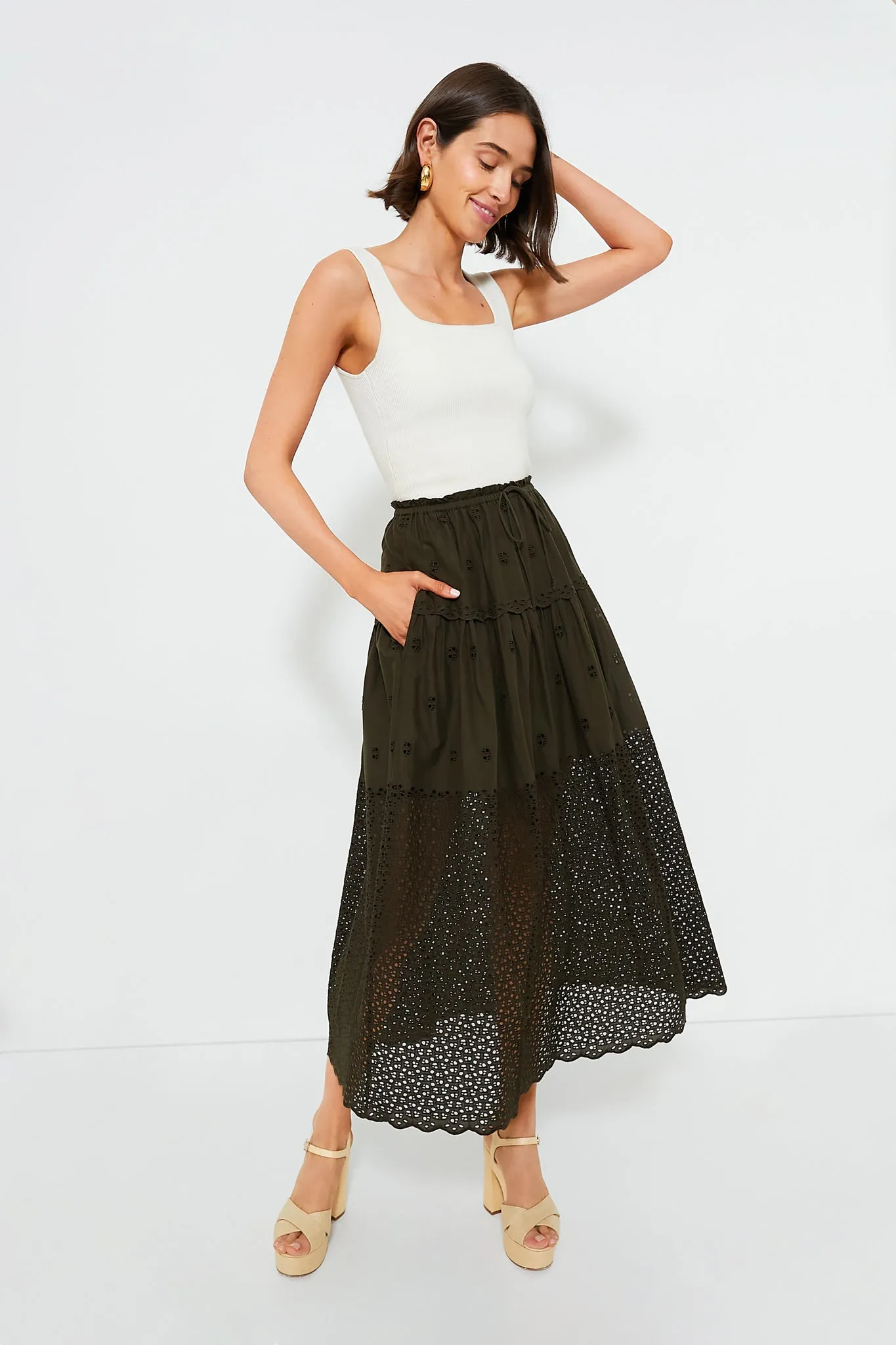 Militaire Lucia Skirt