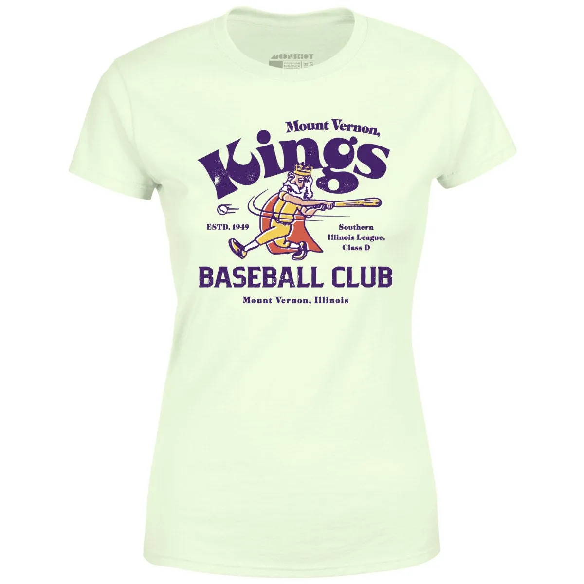 Mount Vernon Kings - Illinois - Vintage Defunct Baseball Teams - Women's T-Shirt