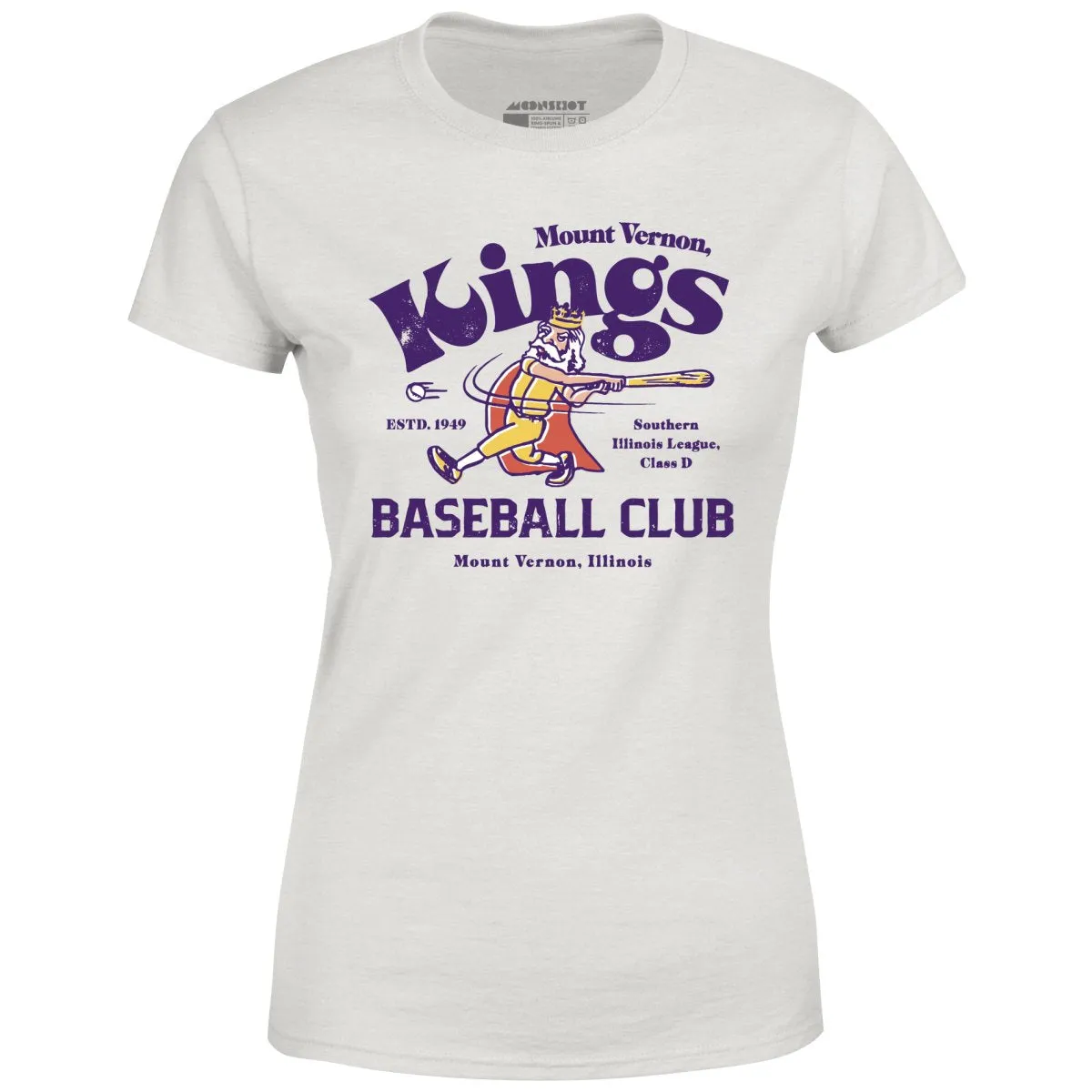 Mount Vernon Kings - Illinois - Vintage Defunct Baseball Teams - Women's T-Shirt