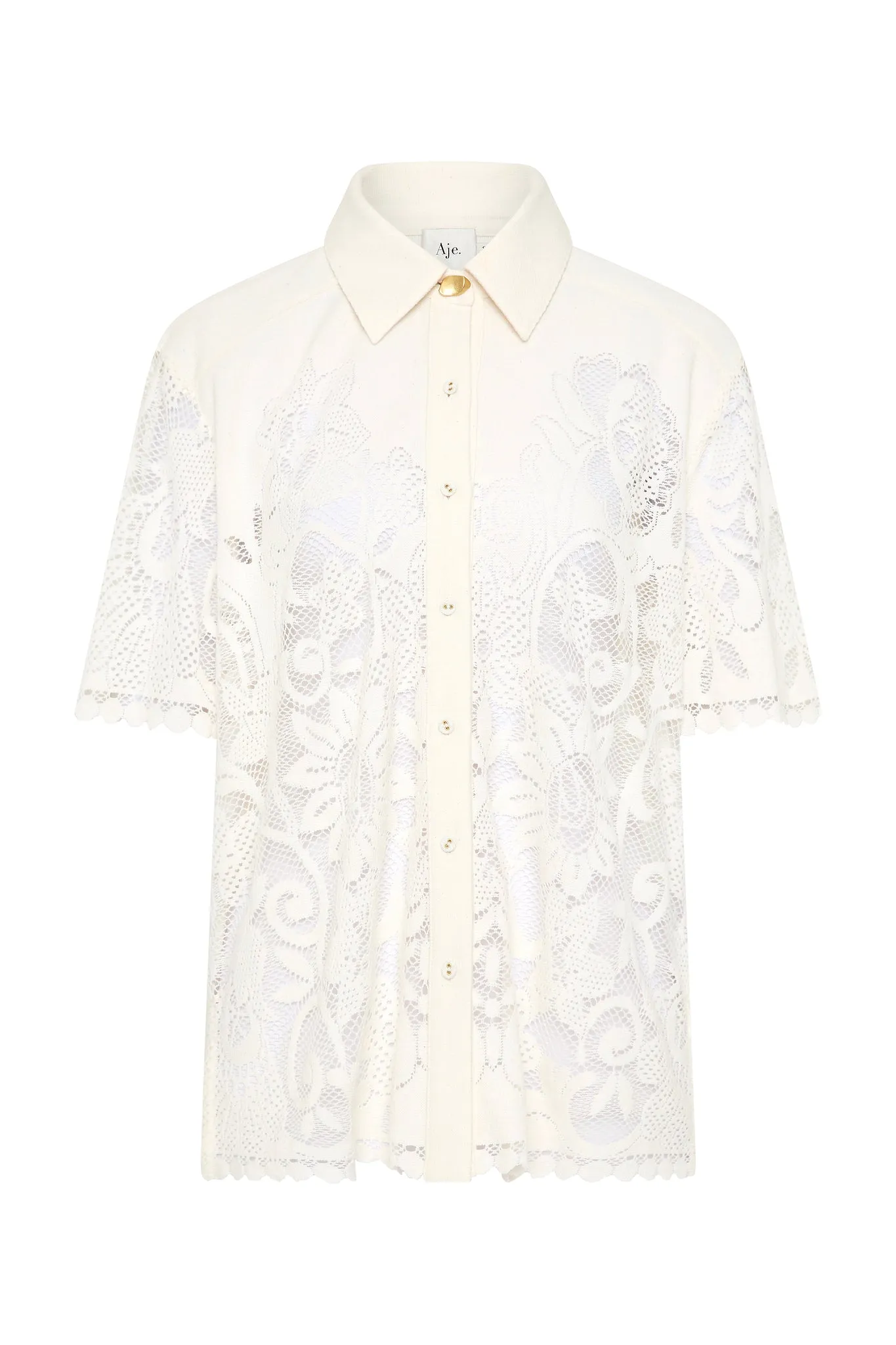 Muses Lace Oversize Shirt