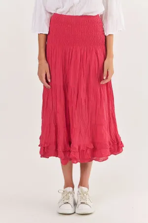 Namastai - Goji Cotton Crinkle Skirt