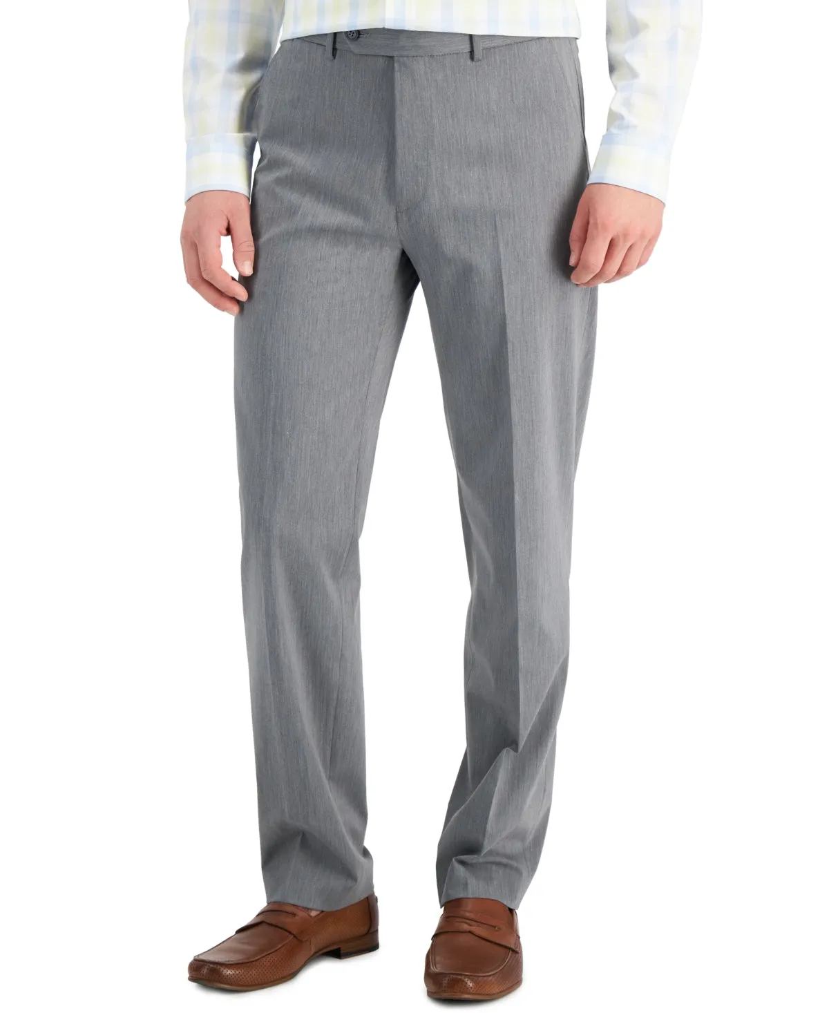 Nautica Mens Modern fit Dress Pants 38 / 30 Grey Solid