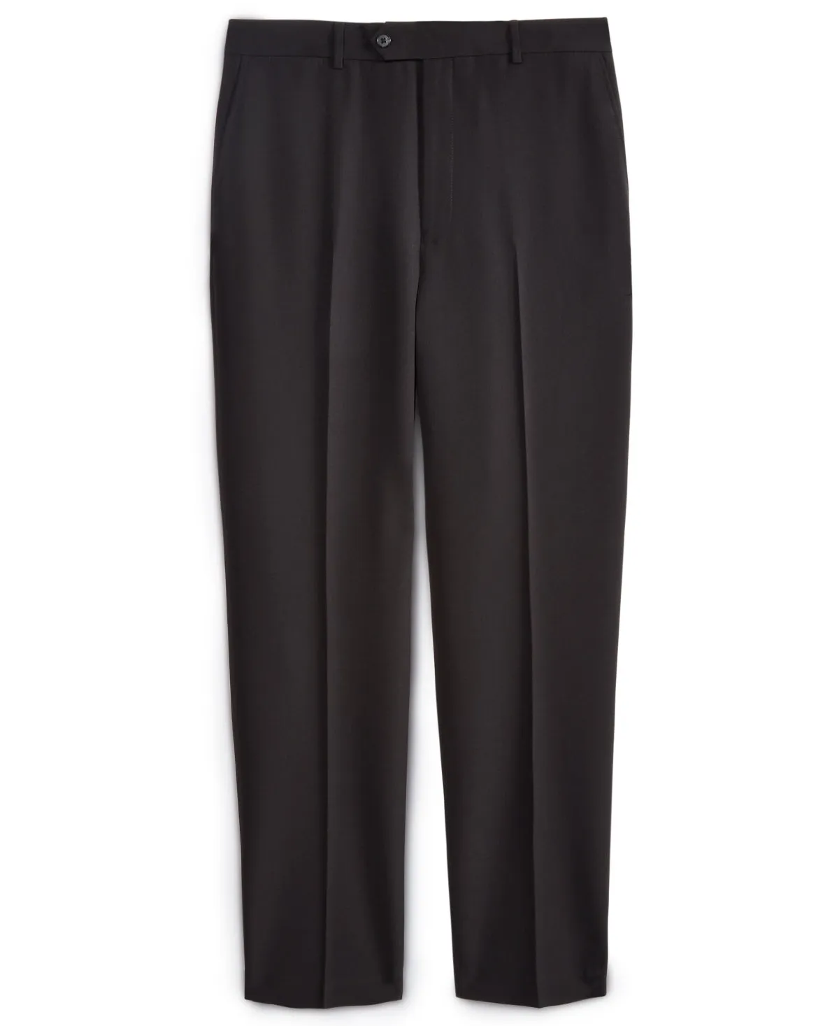 Nautica Mens Modern fit Dress Pants 46 / 34 Black Solid Stretch
