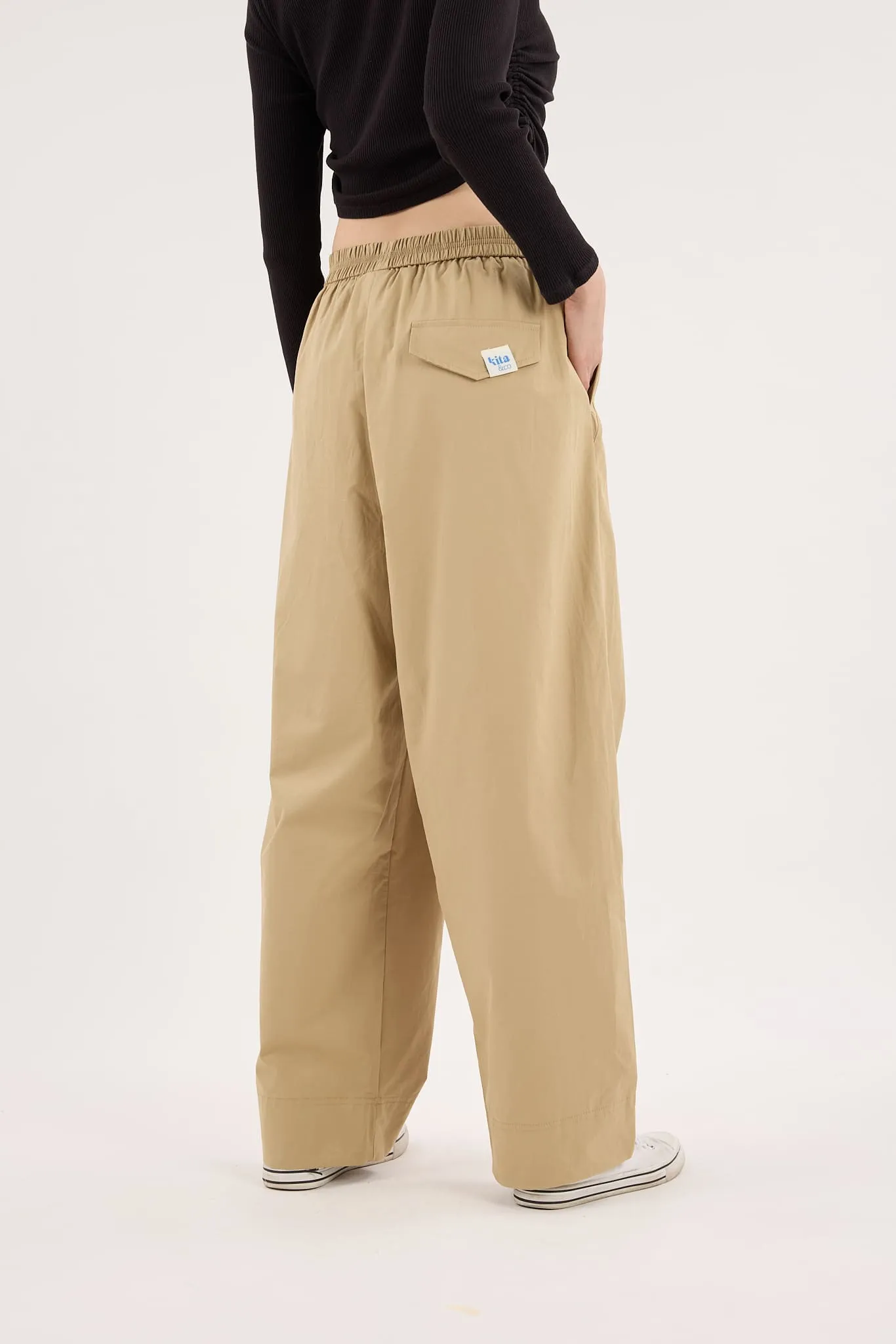 Pale Khaki Capsule Baggy Pants