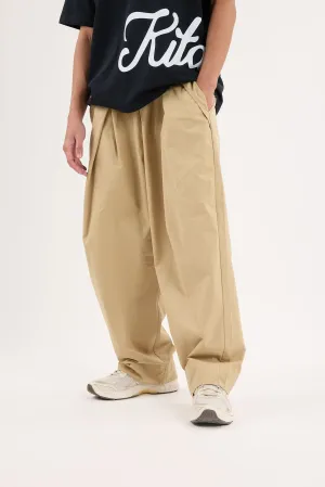 Pale Khaki Capsule Baggy Pants