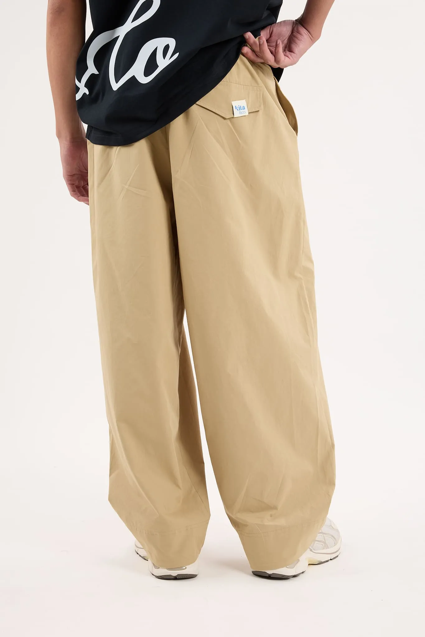Pale Khaki Capsule Baggy Pants