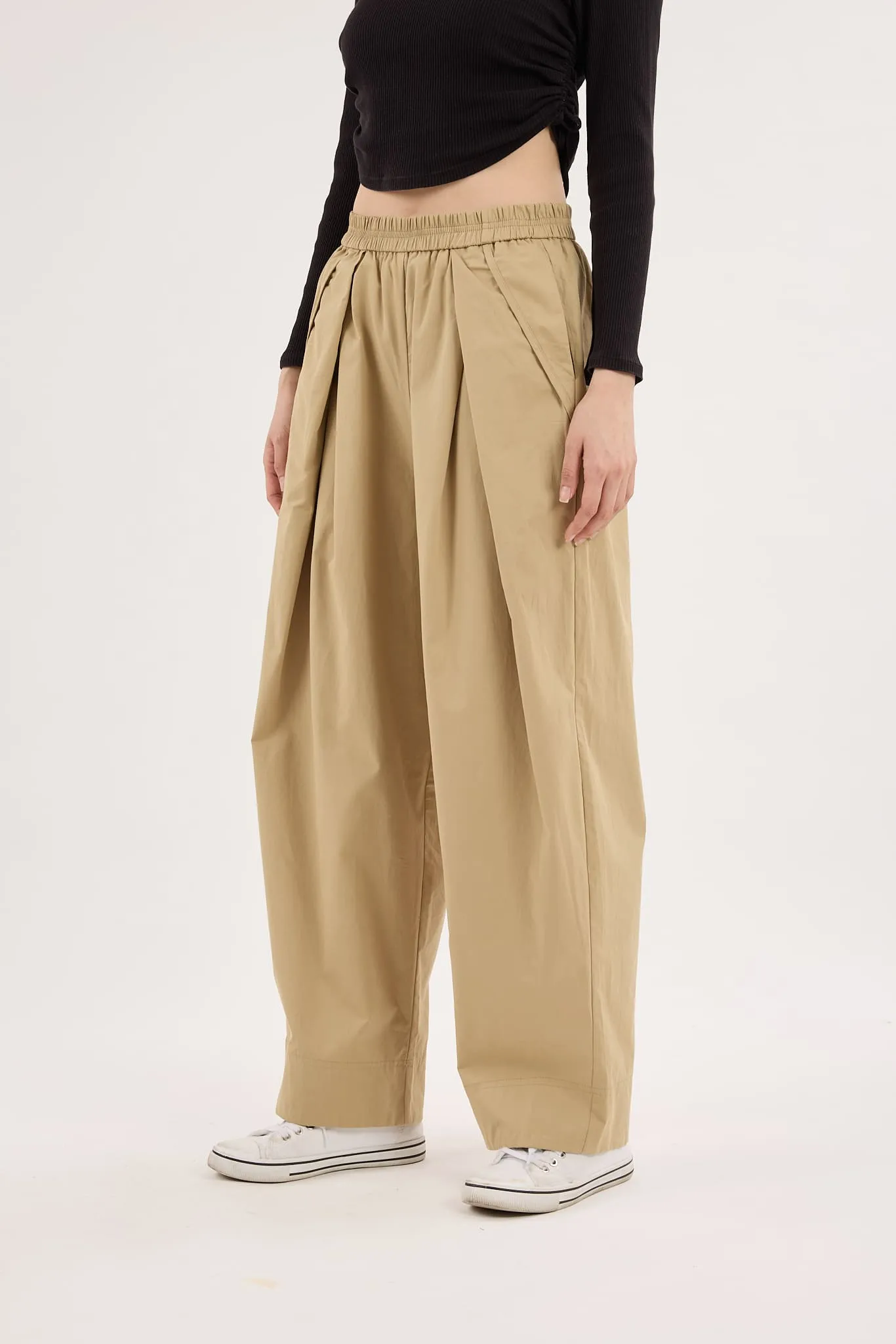 Pale Khaki Capsule Baggy Pants