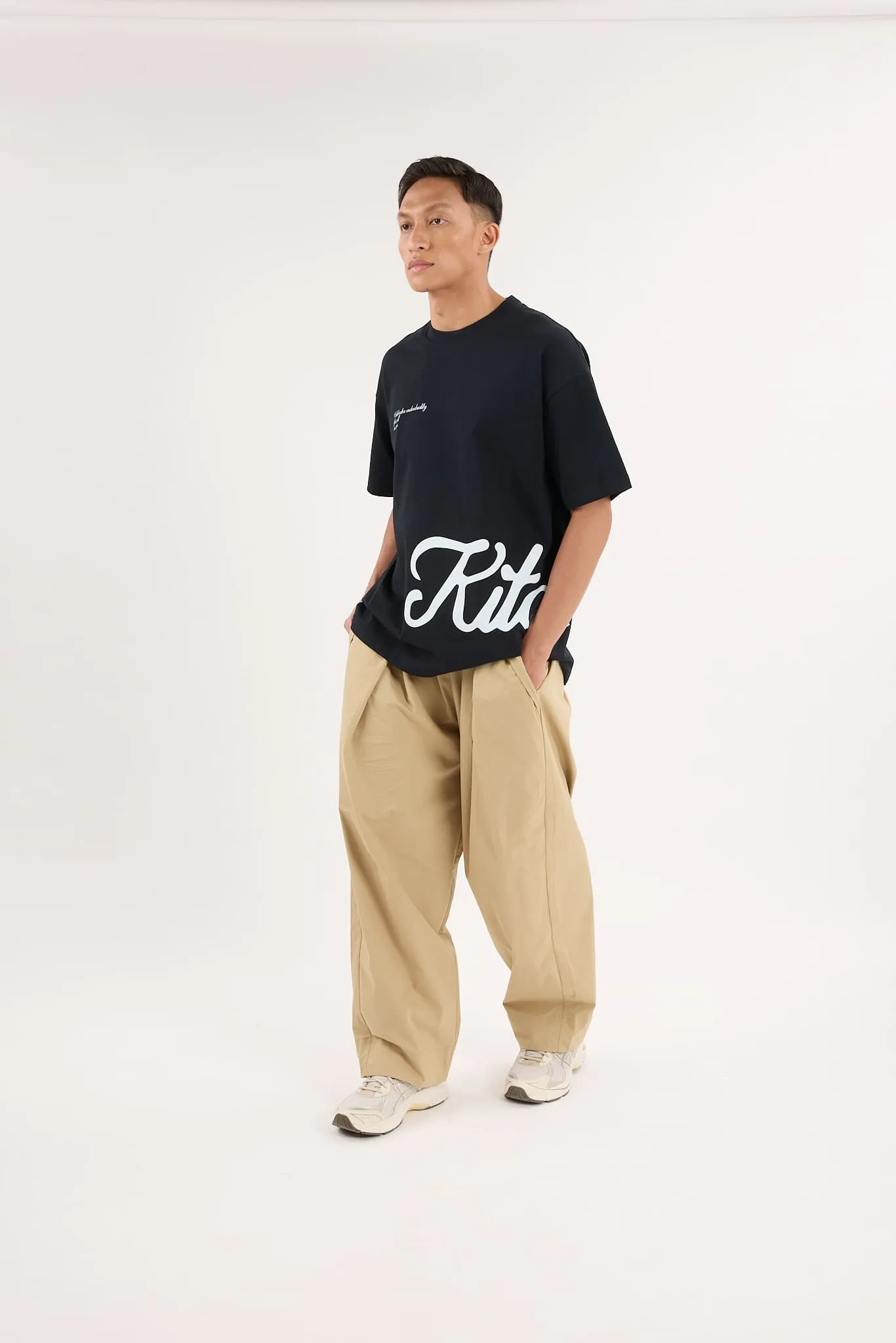 Pale Khaki Capsule Baggy Pants