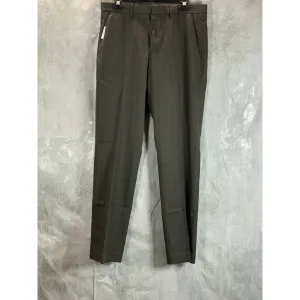 PERRY ELLIS PORTFOLIO Men's Major Brown Subtle Check Modern-Fit Stretch Pants