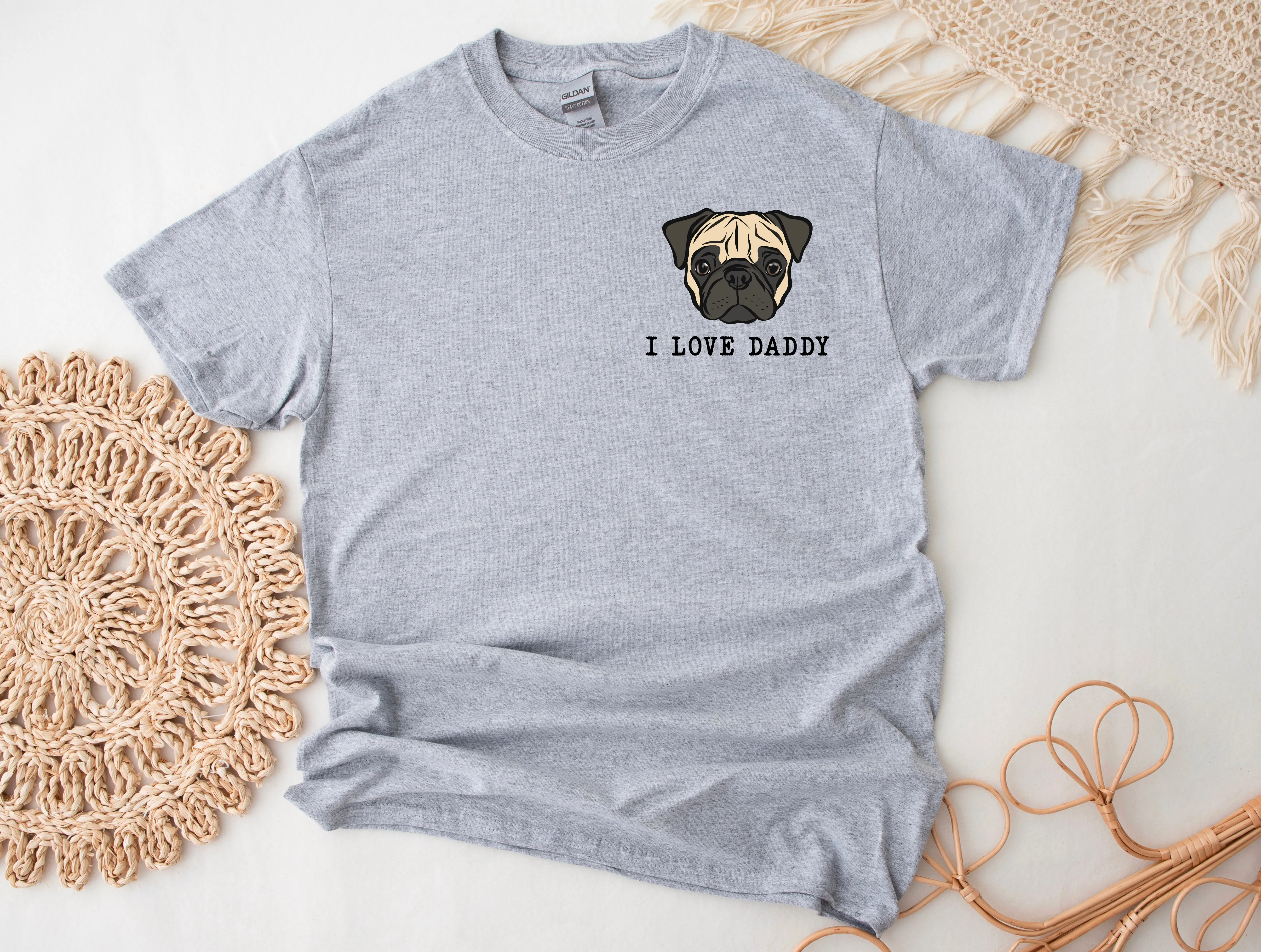 Personalised Pug T-Shirt