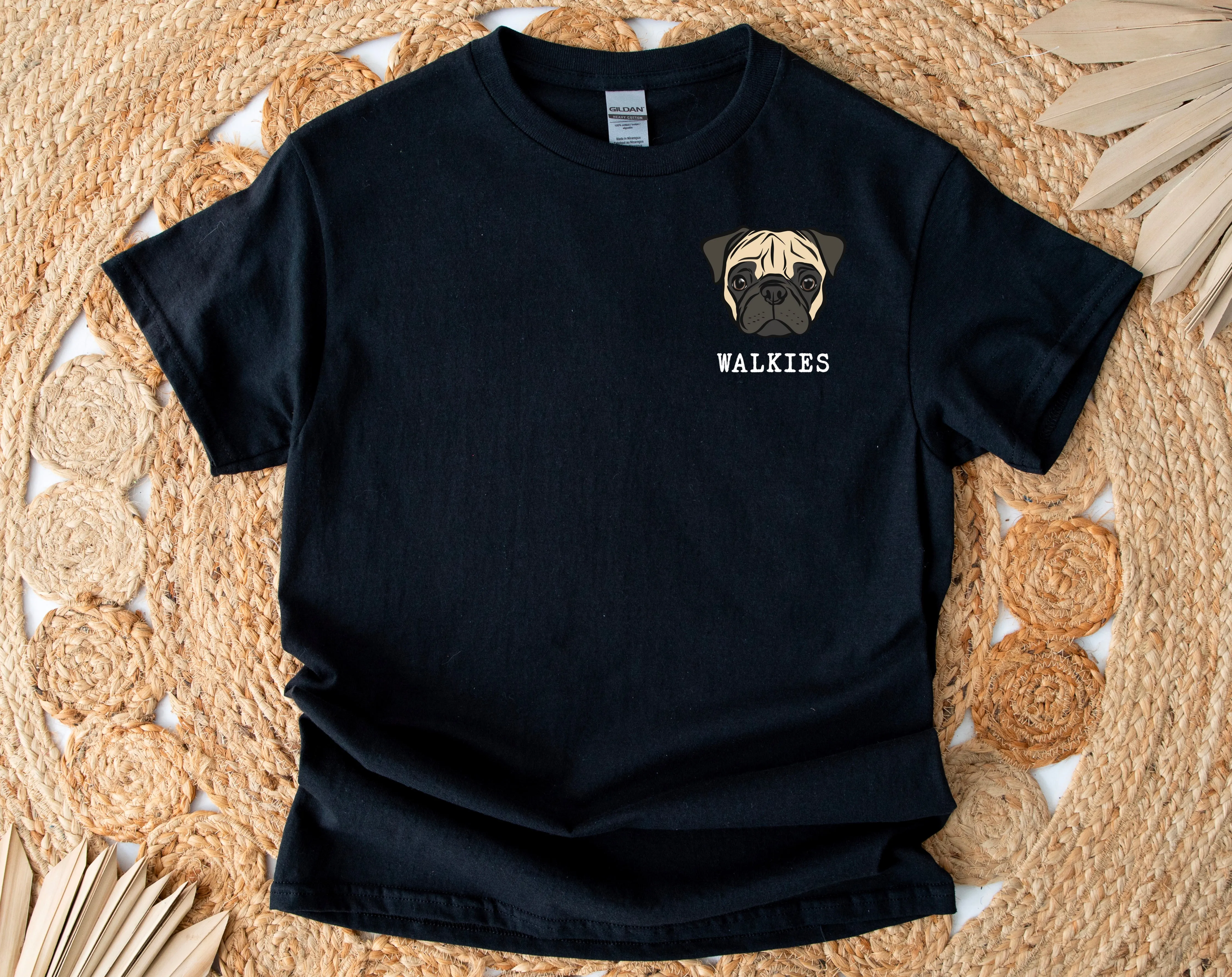 Personalised Pug T-Shirt