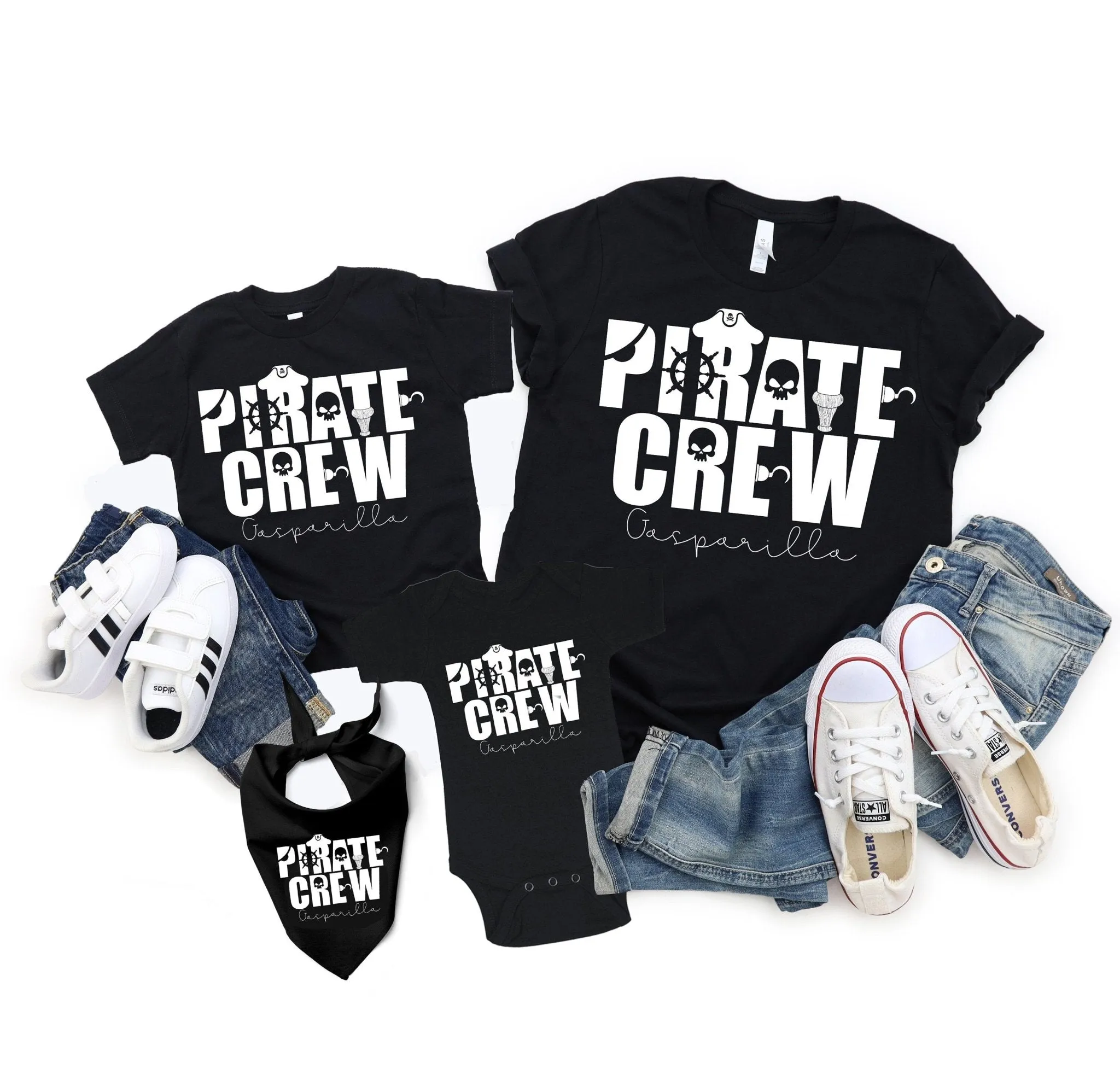 Pirate Crew Tampa Gasparilla Matching Family Shirts Parade Tampa Bay Pirate Festival 2024 Shirts