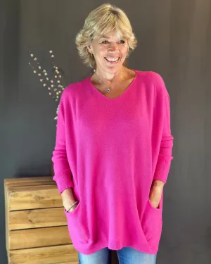 Pocket Jumper - Fuchsia