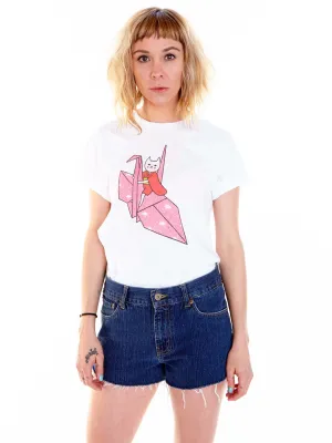 Popkiller Artist Series Naoshi Flying Paper Crane Youth T-shirt