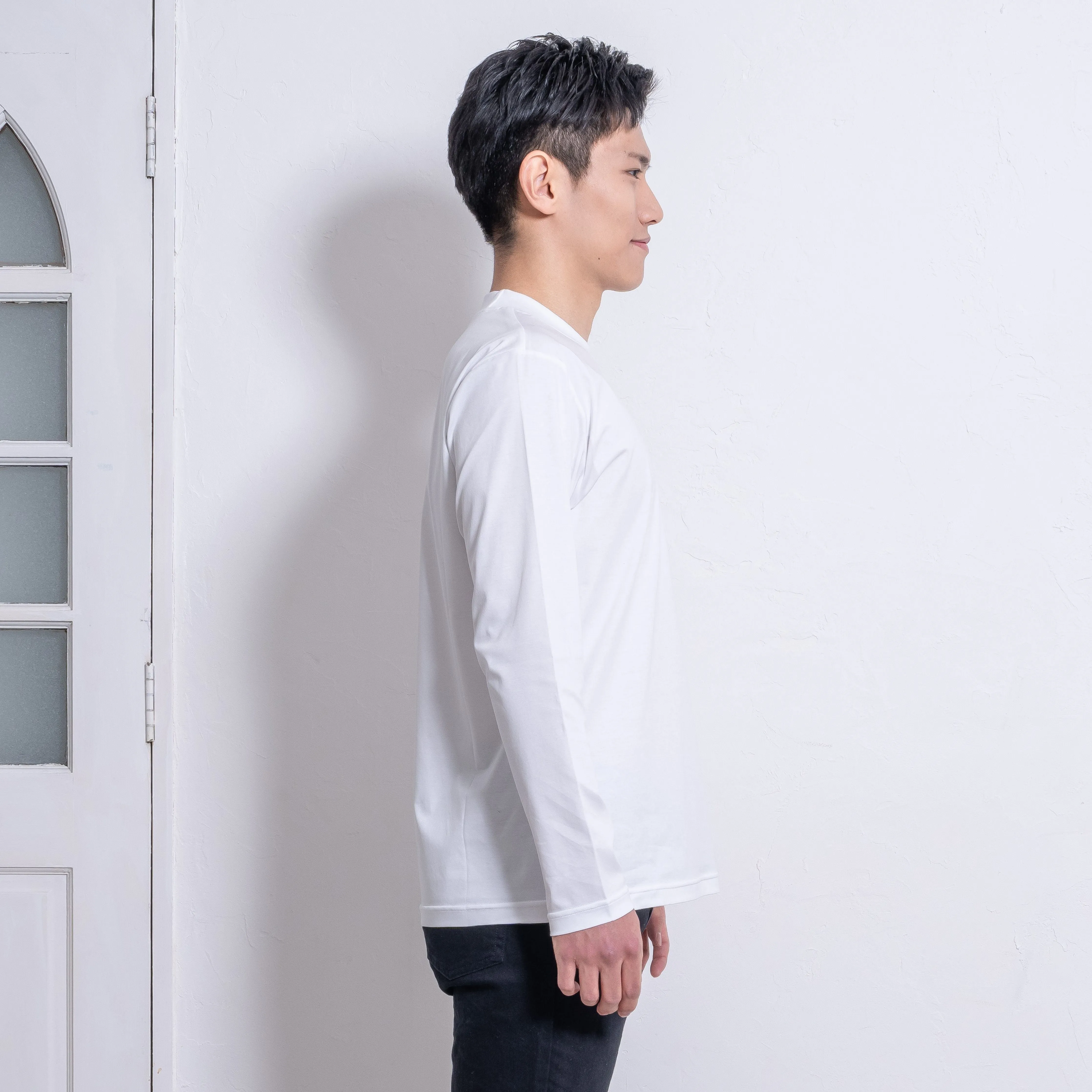 Premier Cotton T-Shirt (Long Sleeve, Long T) 354-102 American Cotton Men's