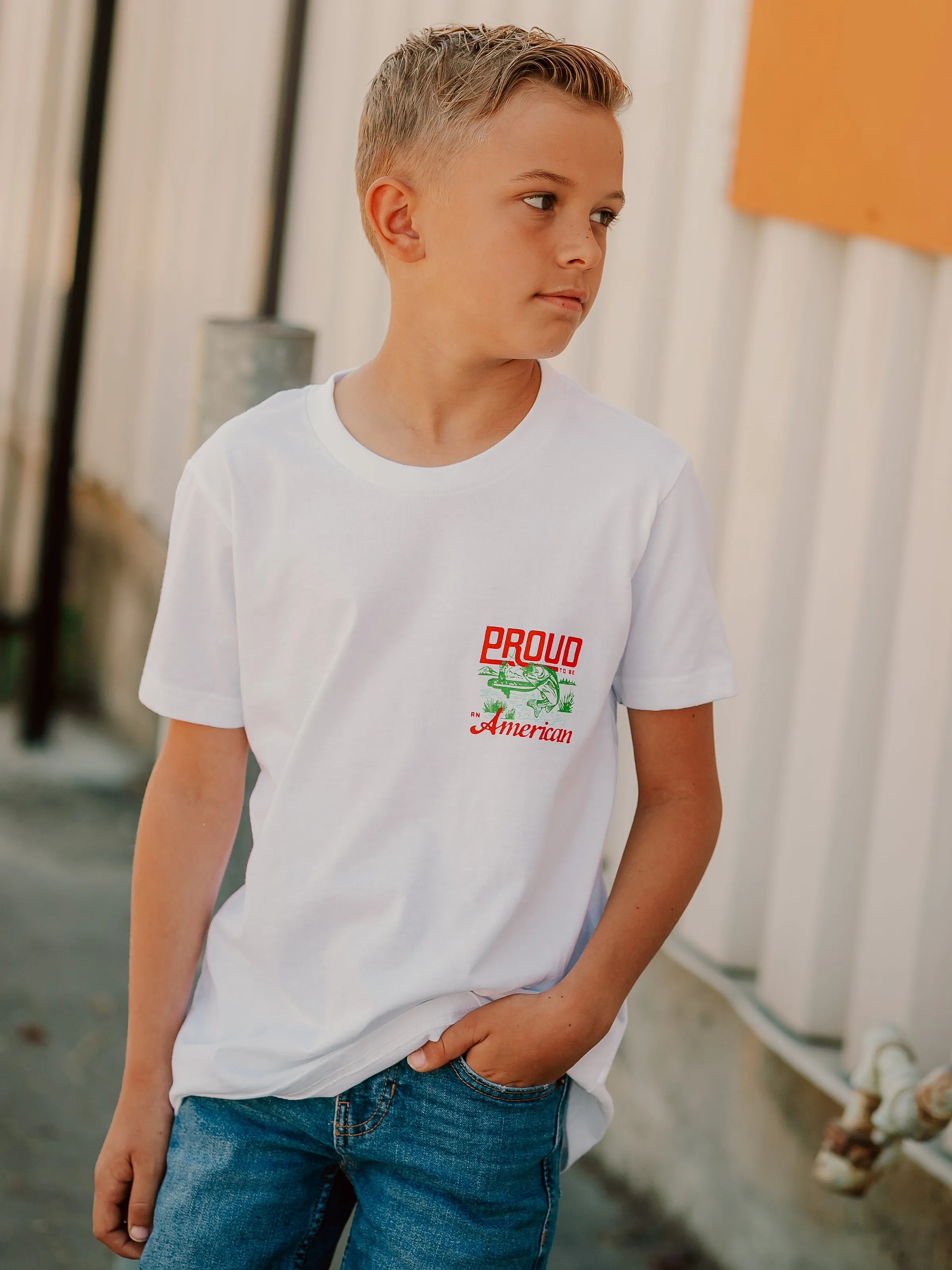 Proud to Be A Fisherman kids Tee