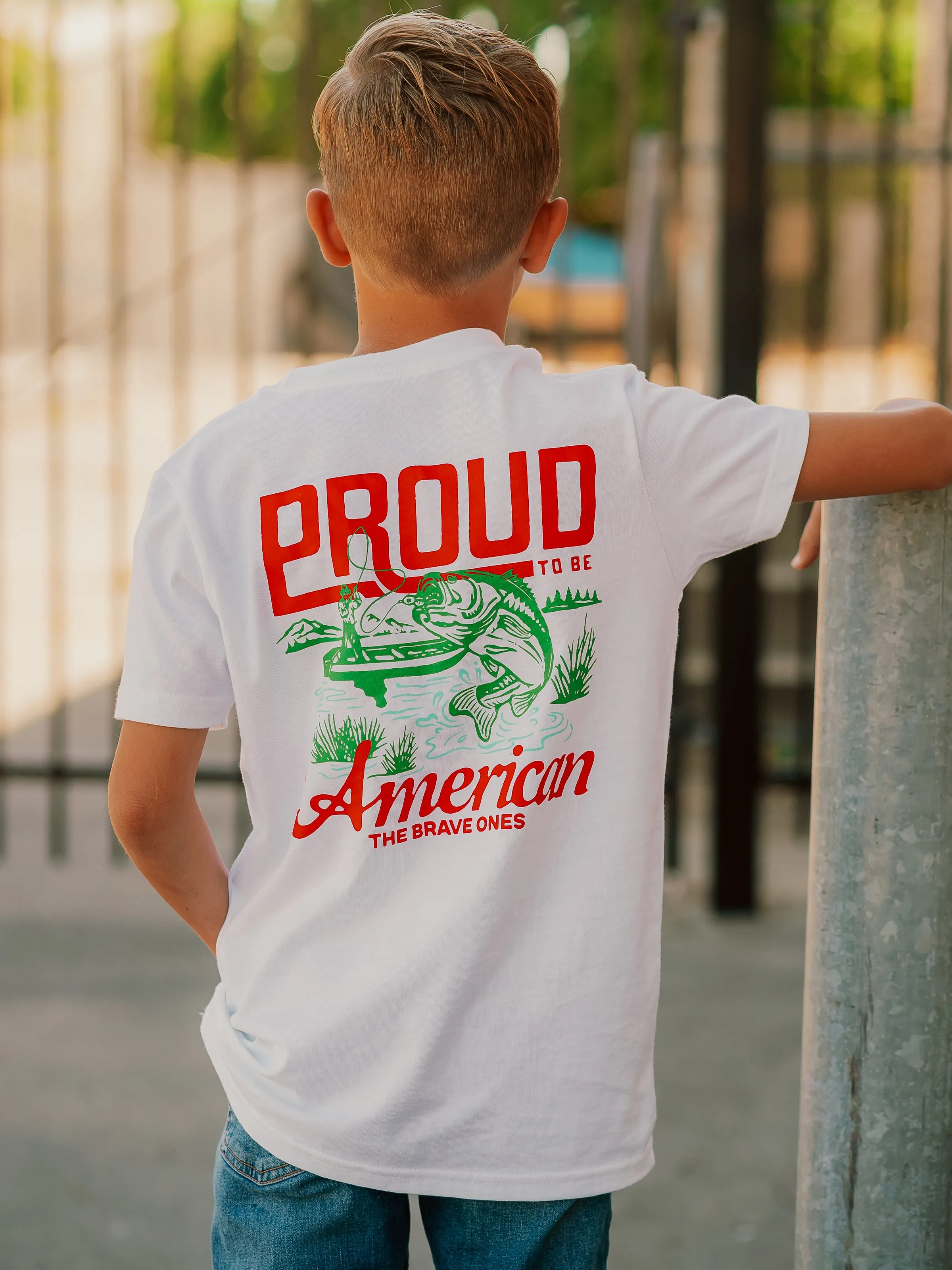 Proud to Be A Fisherman kids Tee