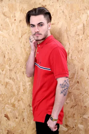 Red Striped Ralph Lauren Polo Shirt