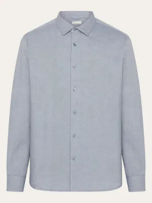 Regular Fit Light Twill Shirt - GOTS/Vegan (Vintage Indigo)