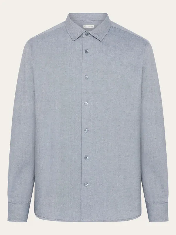 Regular Fit Light Twill Shirt - GOTS/Vegan (Vintage Indigo)