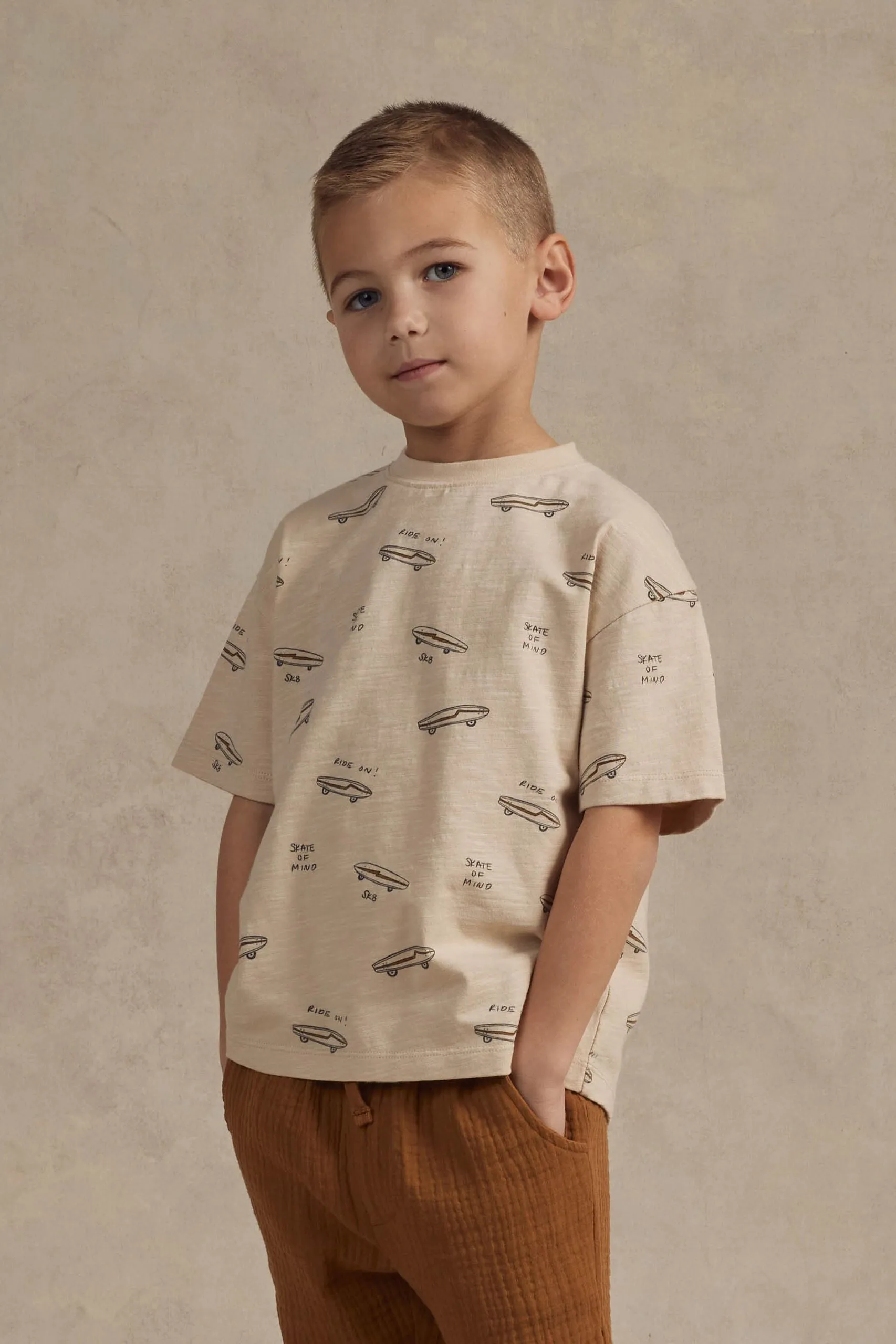 Relaxed Tee | Skate Natural