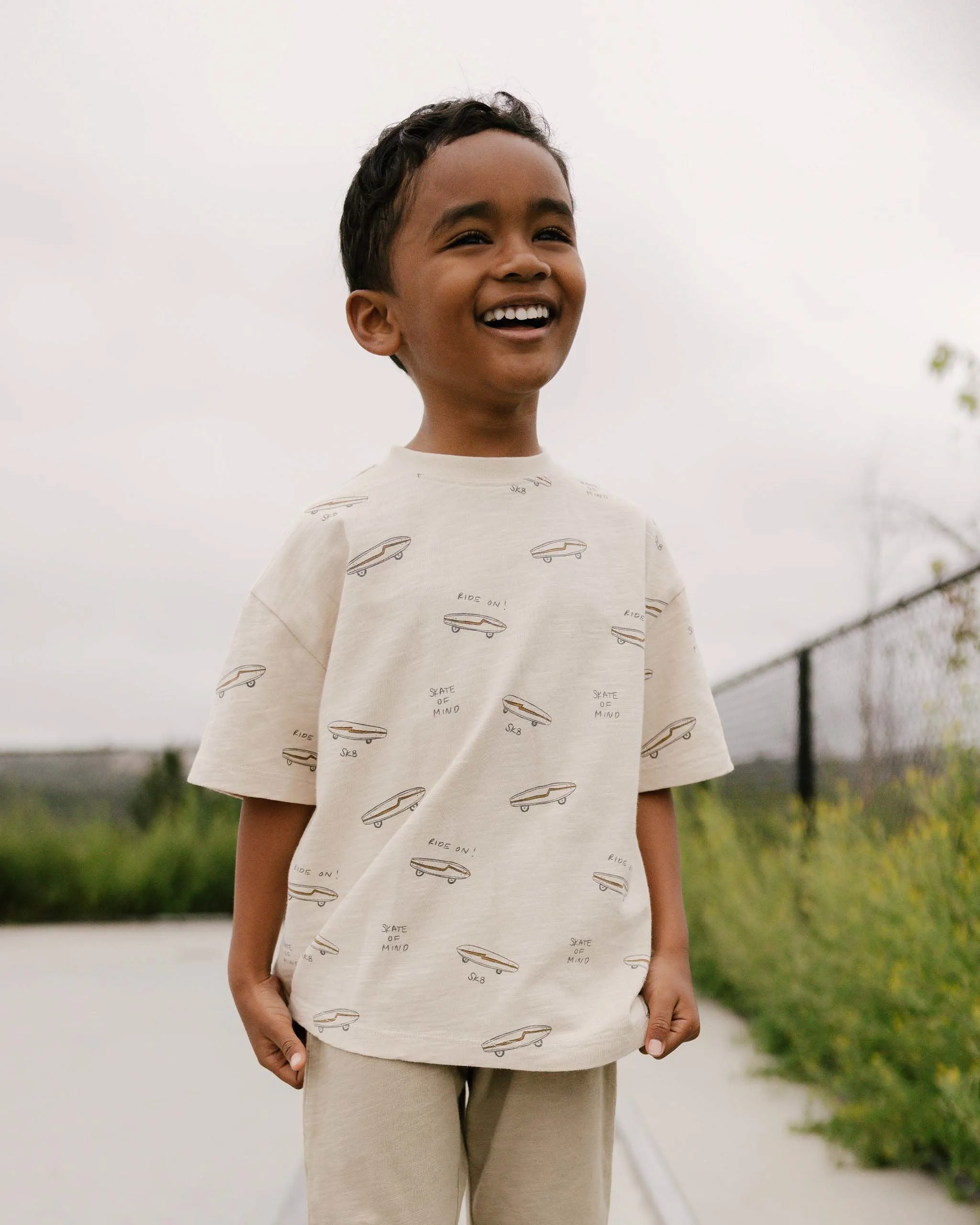 Relaxed Tee | Skate Natural
