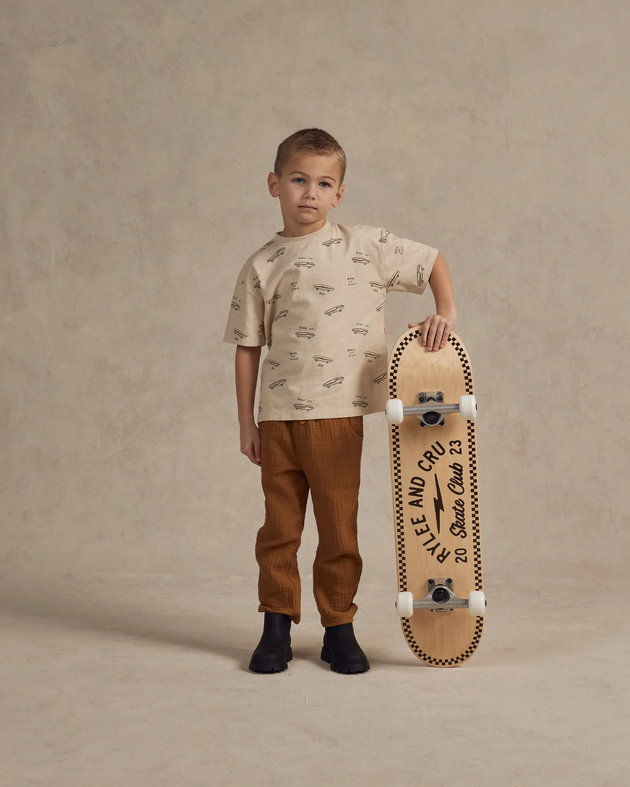 Relaxed Tee | Skate Natural