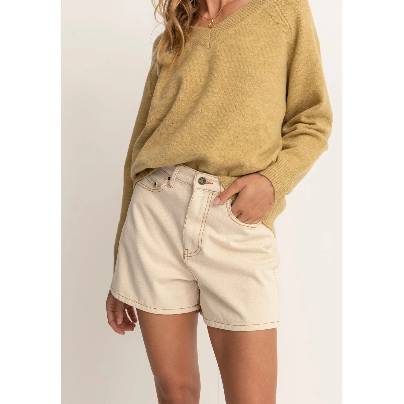 Rhythm | Staple Denim Short | Natural