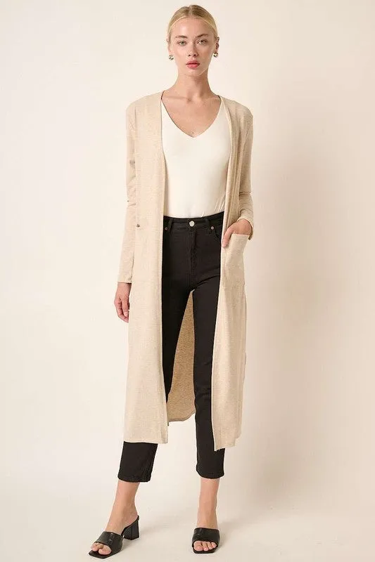 Ribbed Knit Cardigan - 2 Colors!