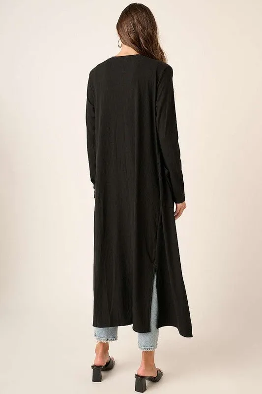 Ribbed Knit Cardigan - 2 Colors!