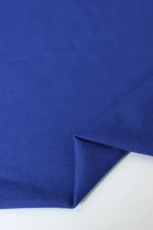 Royal Blue Cotton Spandex French Terry