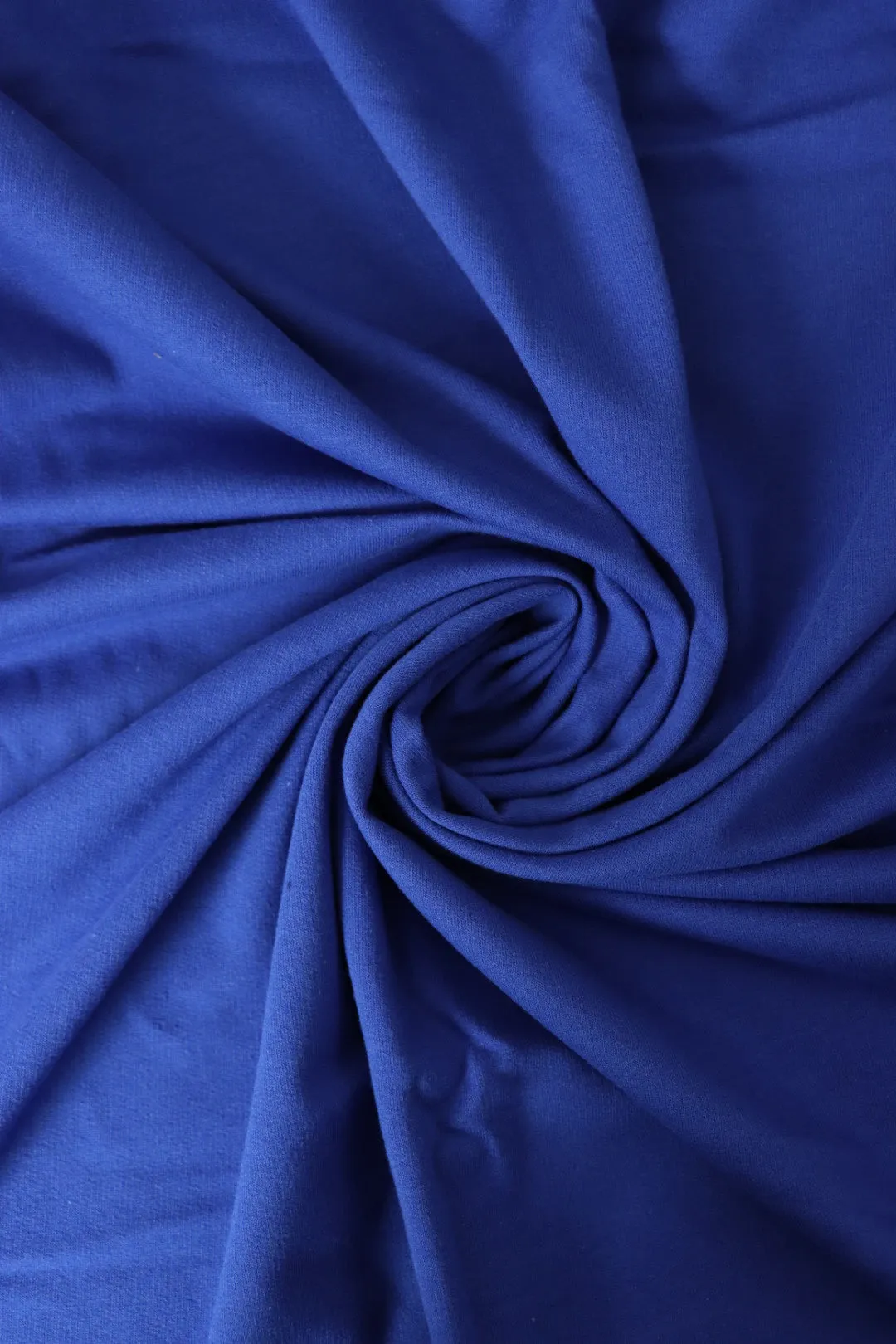 Royal Blue Cotton Spandex French Terry