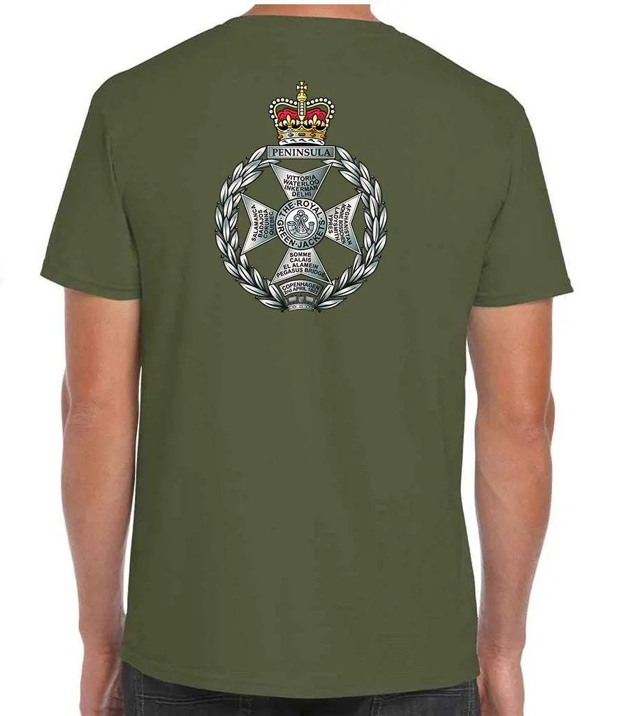 Royal Green Jackets T-Shirt (Logo Back)