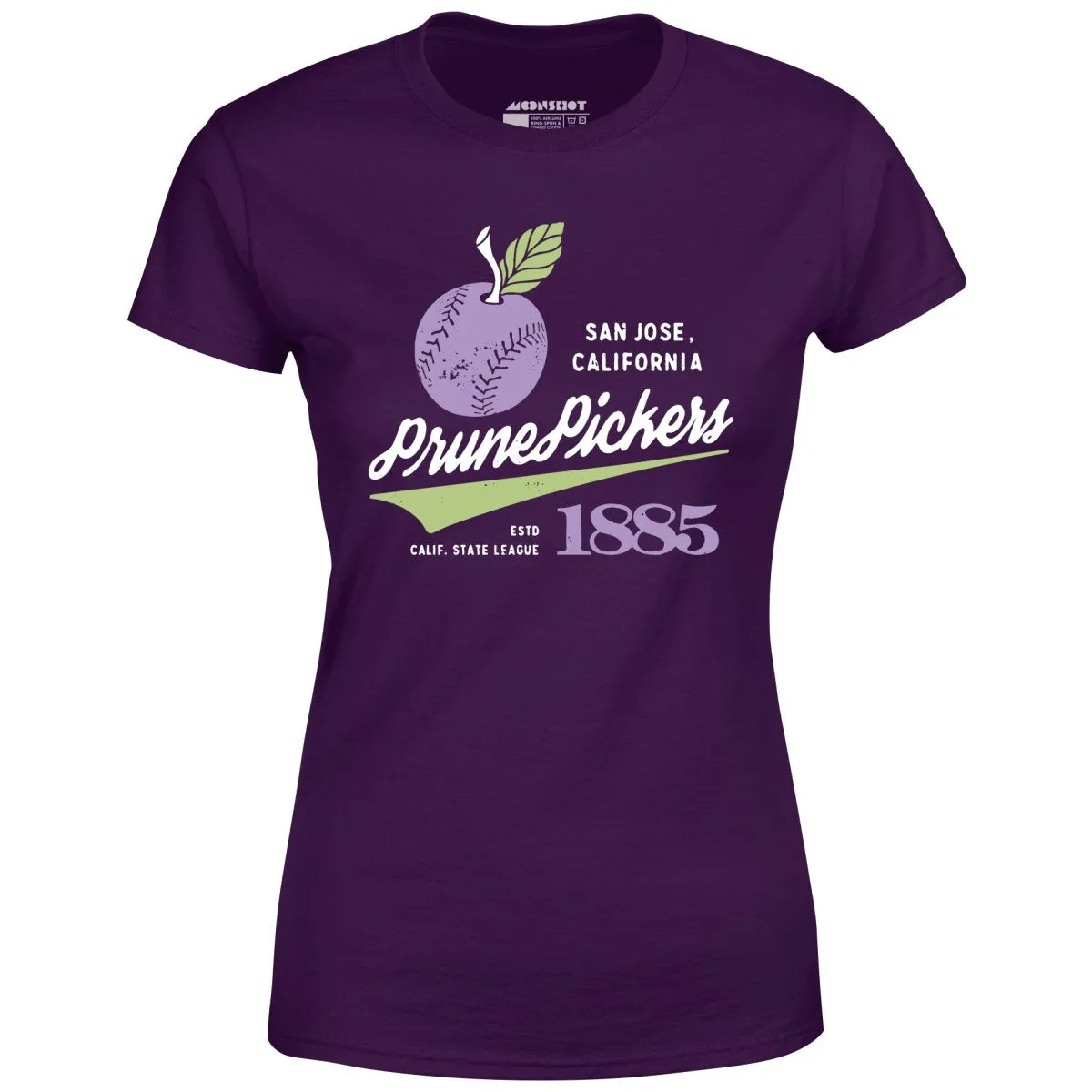 San Jose Prune Pickers - California - Vintage Defunct Baseball Teams - Women's T-Shirt