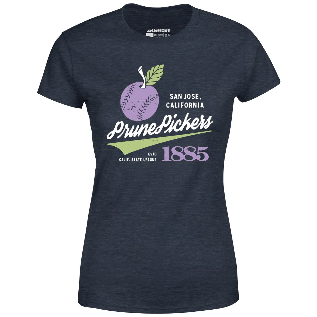 San Jose Prune Pickers - California - Vintage Defunct Baseball Teams - Women's T-Shirt