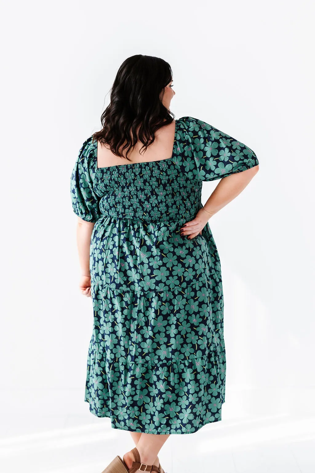 Skye Floral Dress in Blue Multi