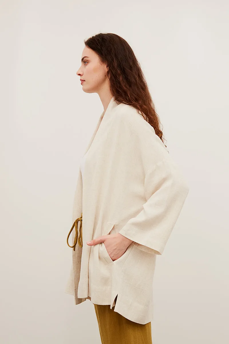 The Sampson Linen Blend Kimono