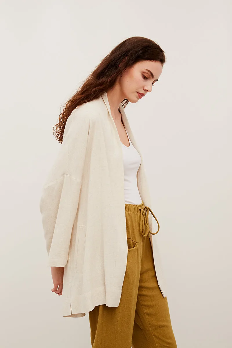 The Sampson Linen Blend Kimono