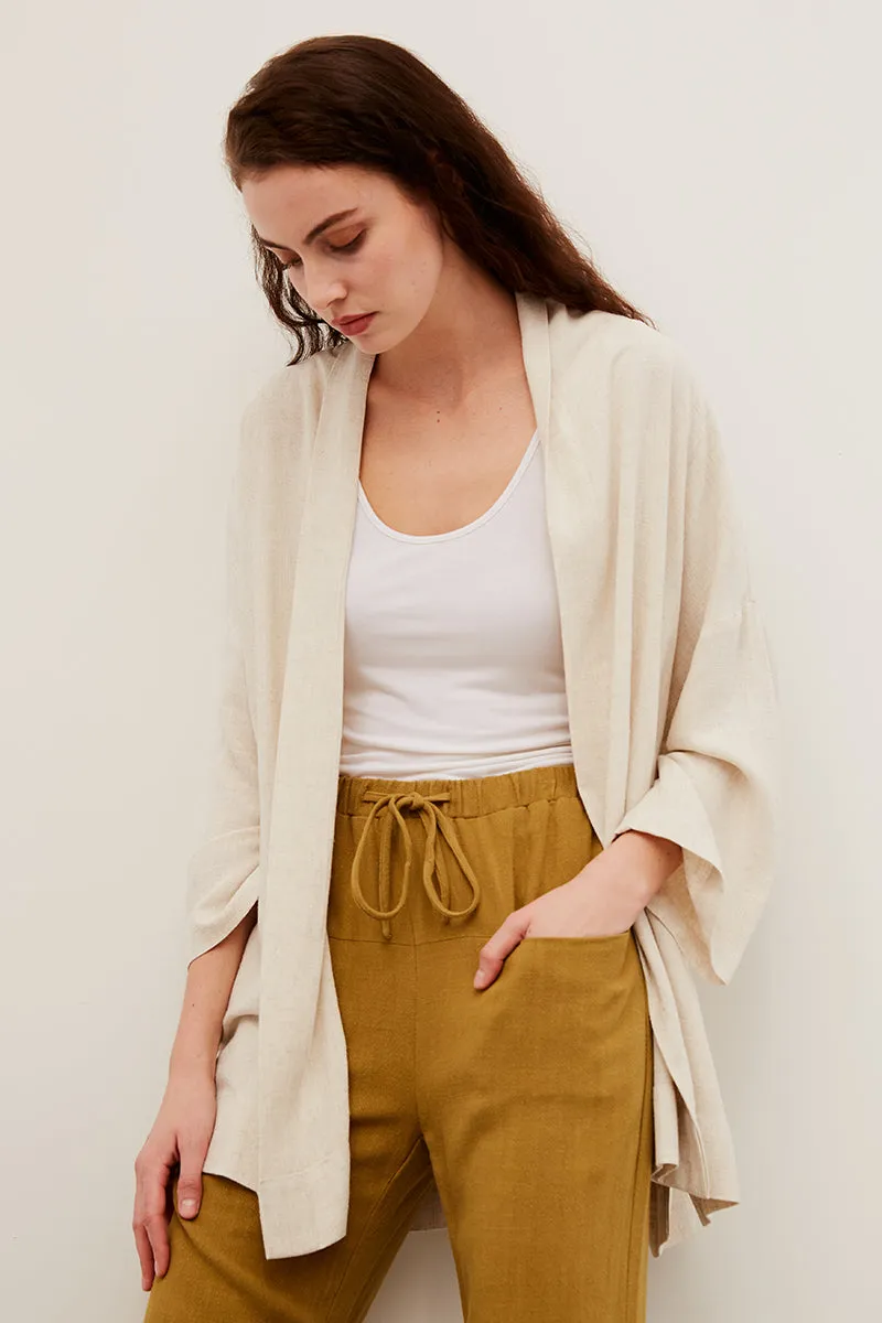 The Sampson Linen Blend Kimono
