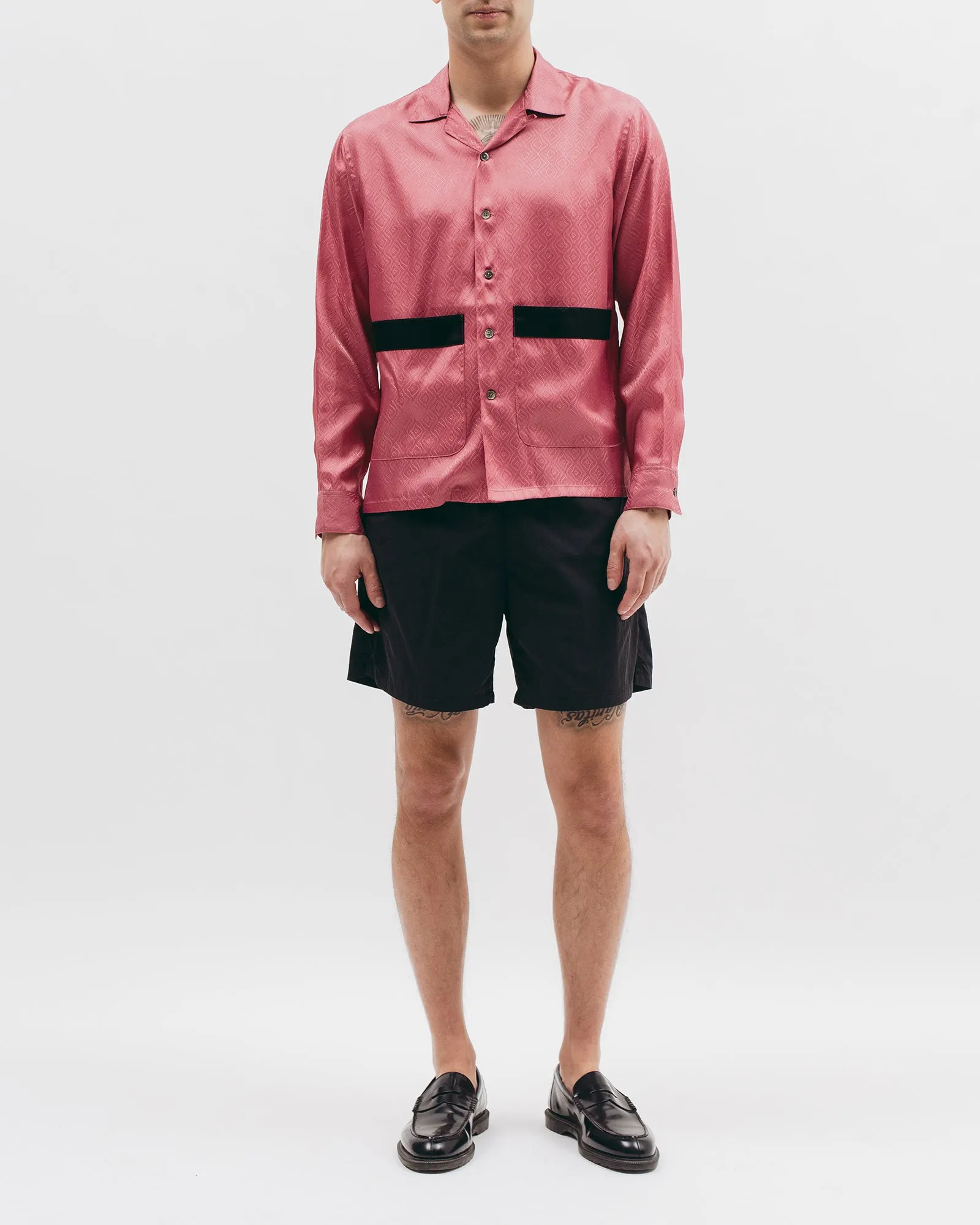 Tile L/S Shirt - Coral