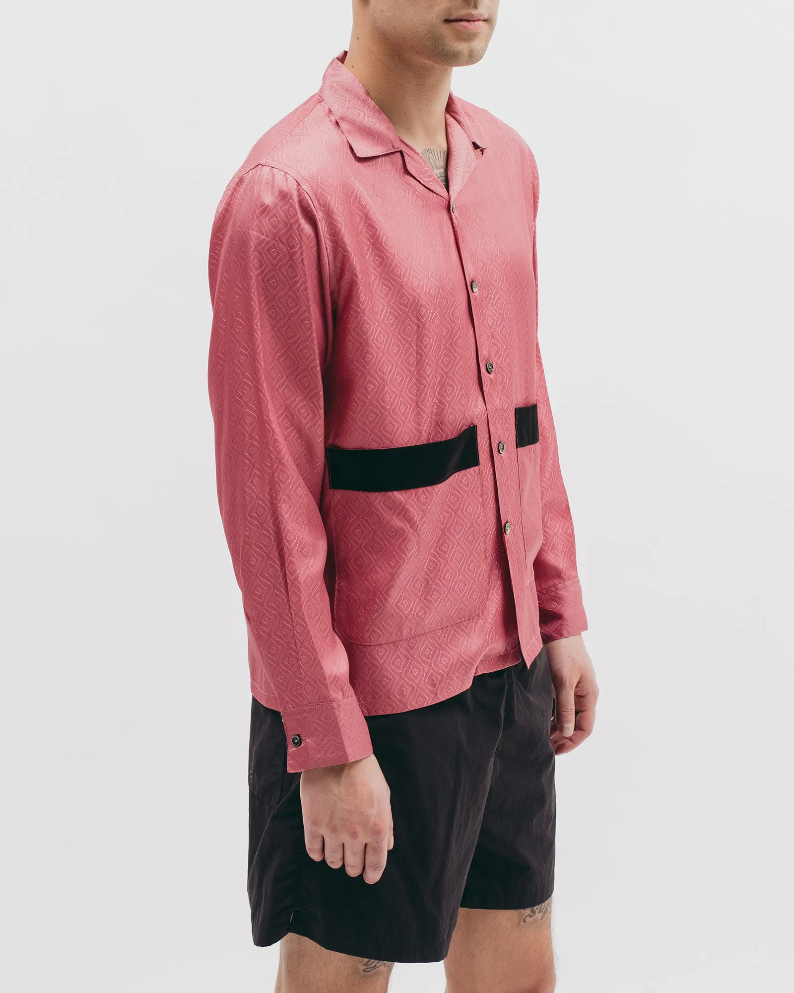 Tile L/S Shirt - Coral