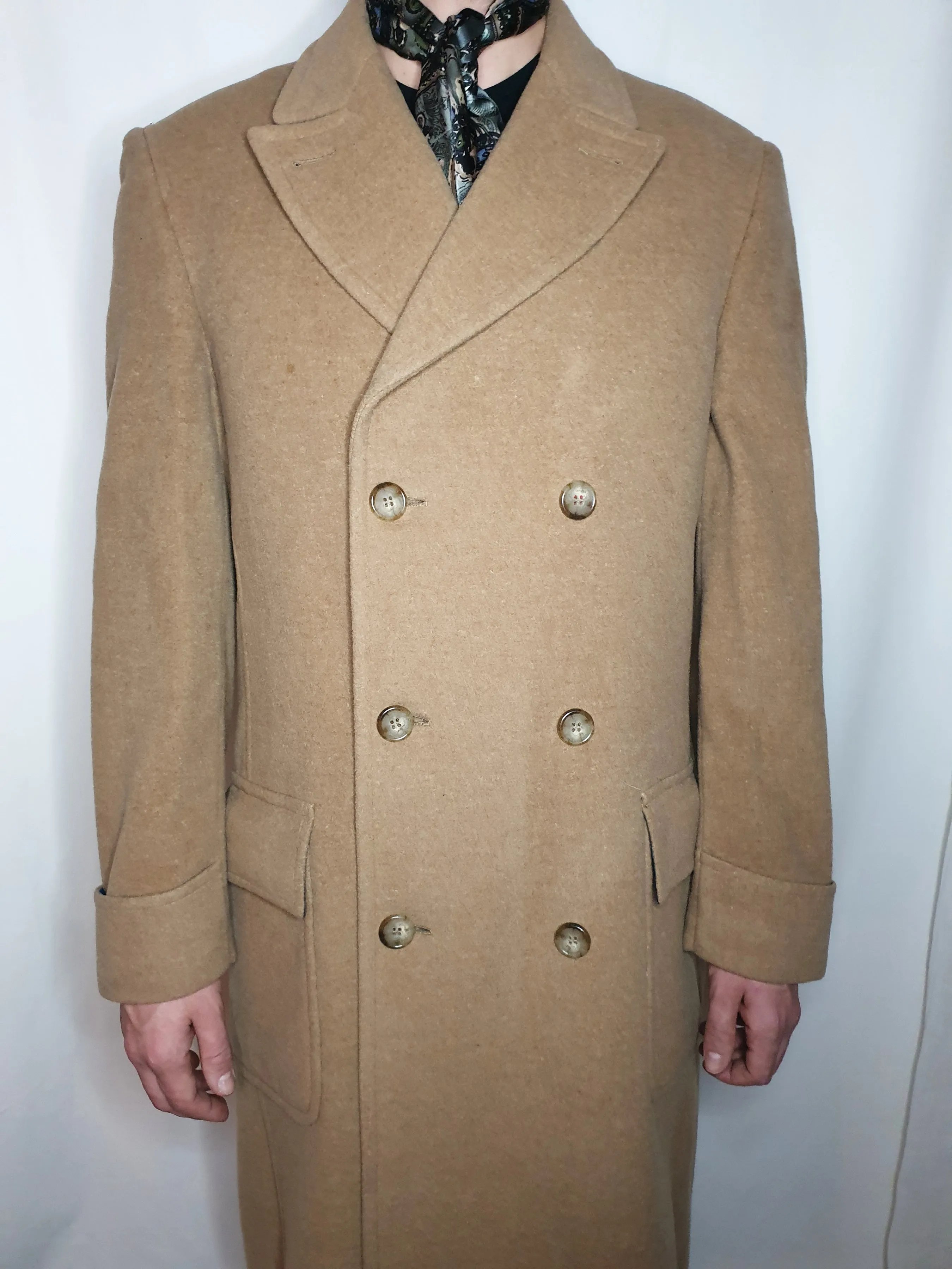 Tommy Hilfiger Long woollen double breasted coat