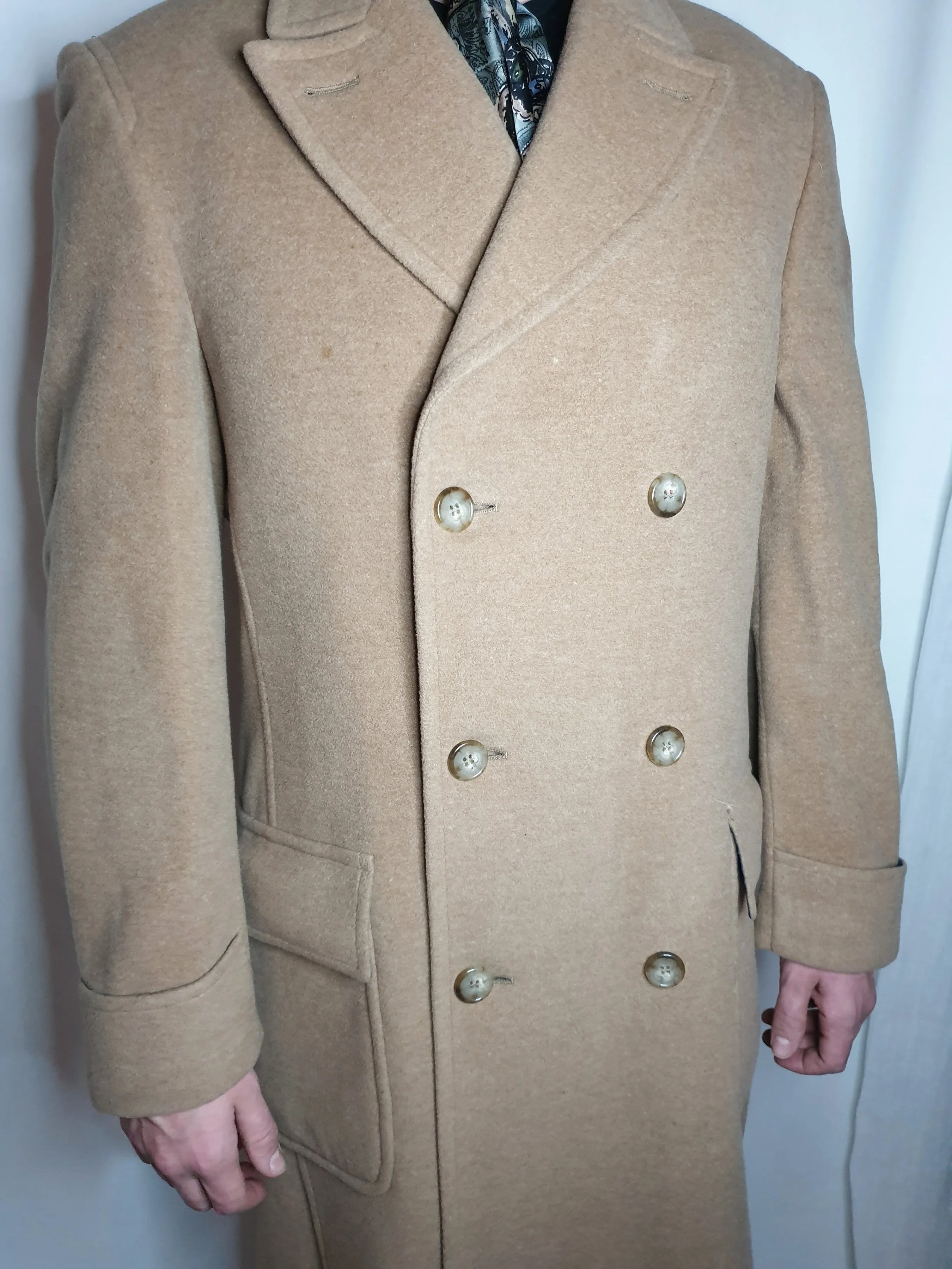 Tommy Hilfiger Long woollen double breasted coat