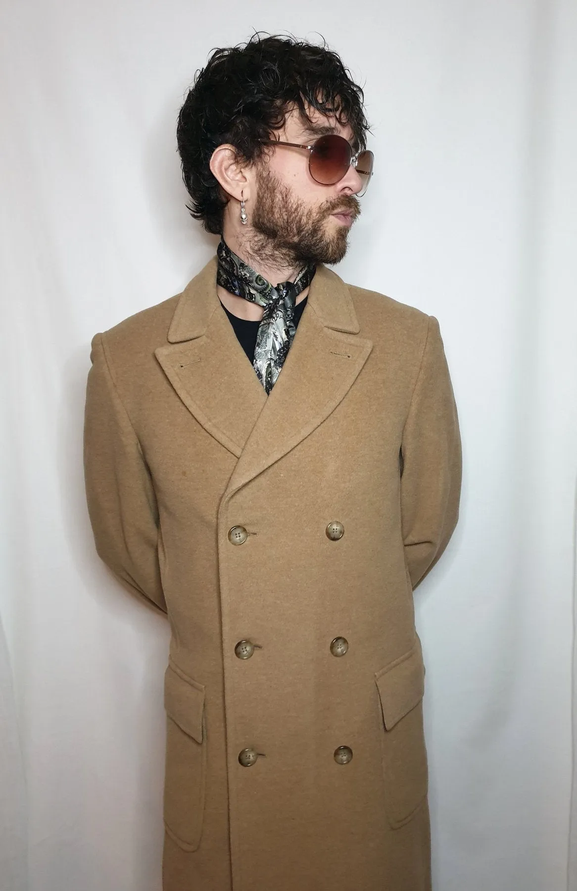 Tommy Hilfiger Long woollen double breasted coat