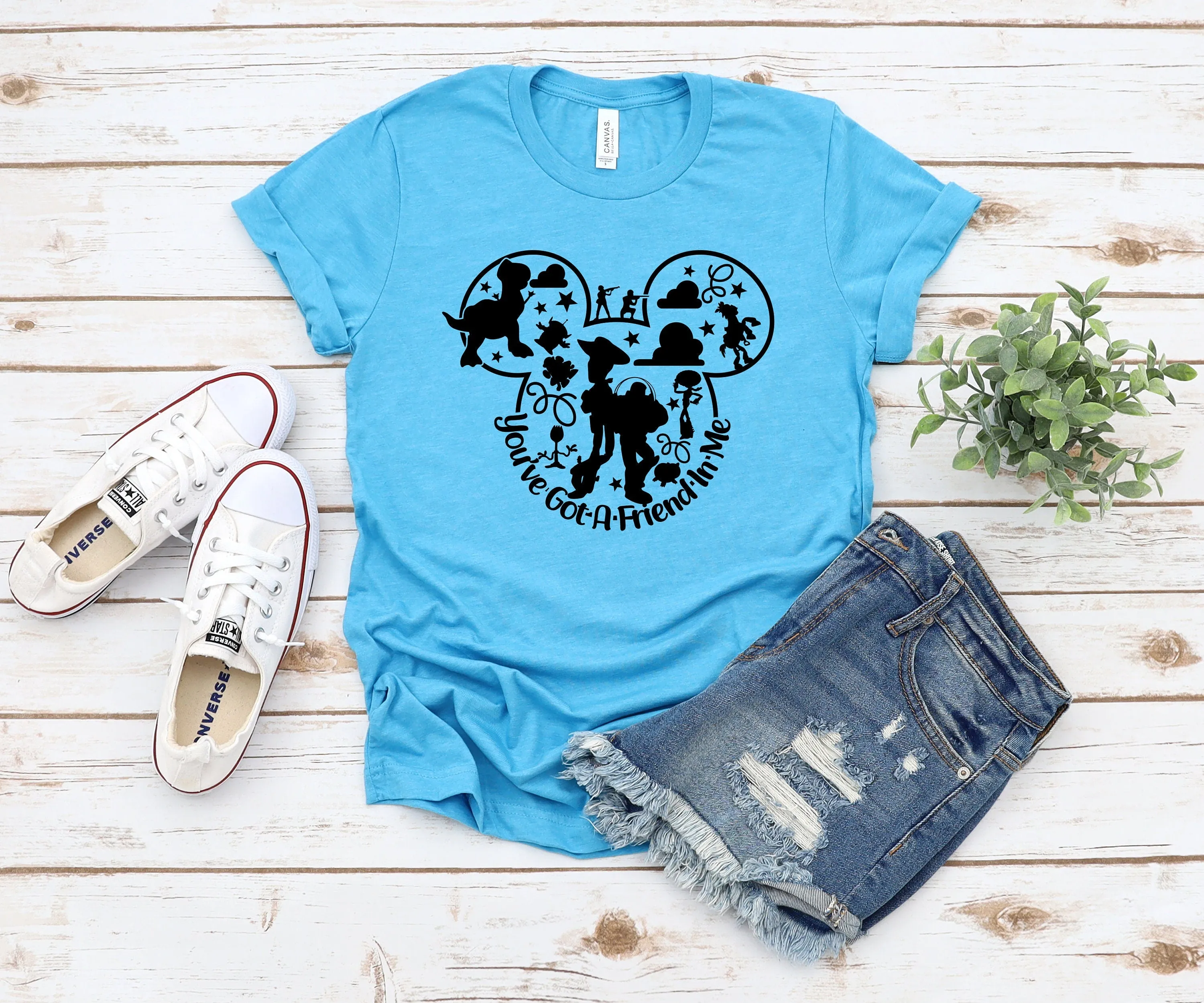 Toy Story Adult Unisex T Shirt - You've Got a Friend in Me - Characters - Disney Shirt