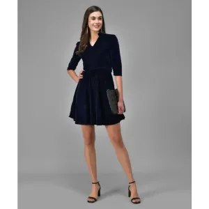 Trendy Velvet Dress for Women