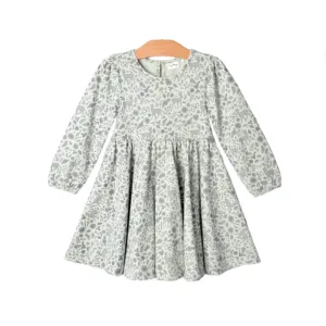 Twirl Dress - Combed Jersey  Deer by City Mouse - FINAL SALE