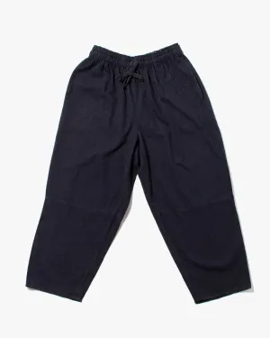 Wa-Modern Herringbone Drawstring Pants- Navy